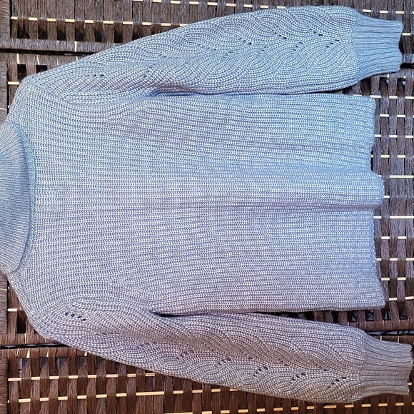 Joie Soft Blue Knit Pullover - Picture 4 of 5